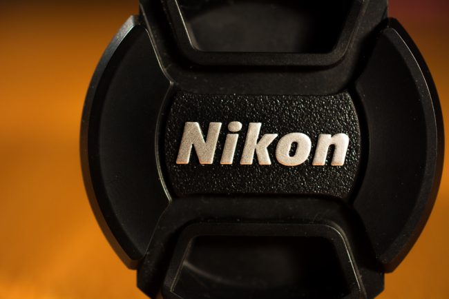 Macro Photography of a Nikon 40mm Prime Lens Cover