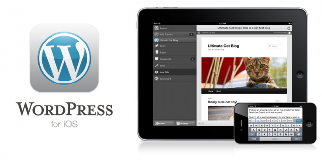 WordPress Mobile App for iPhone and iPad iOS7 updated 