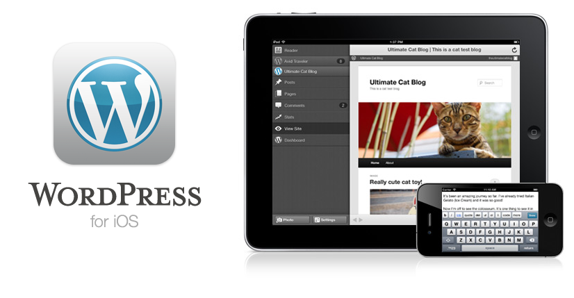WordPress for iOS mobile app development raleigh